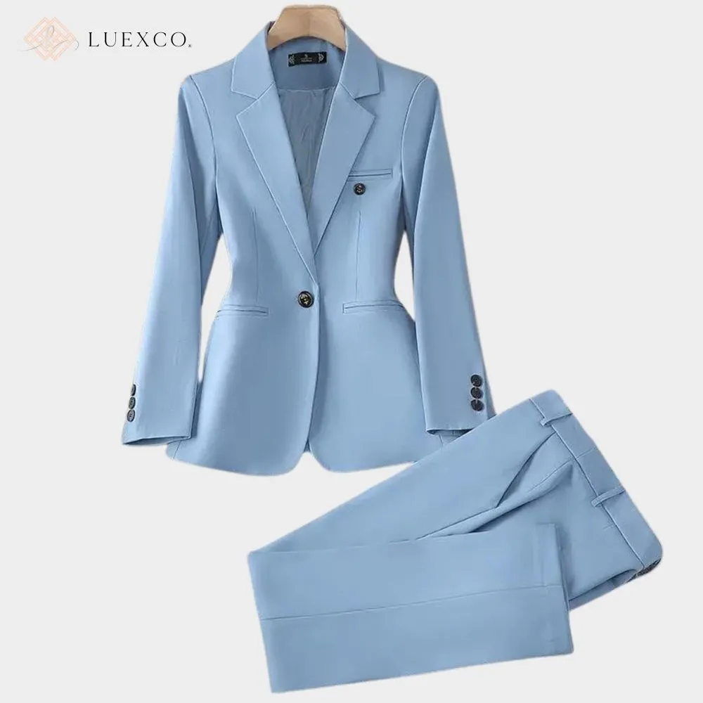 Luexco Women's Formal Suit Set Pants and Jacket