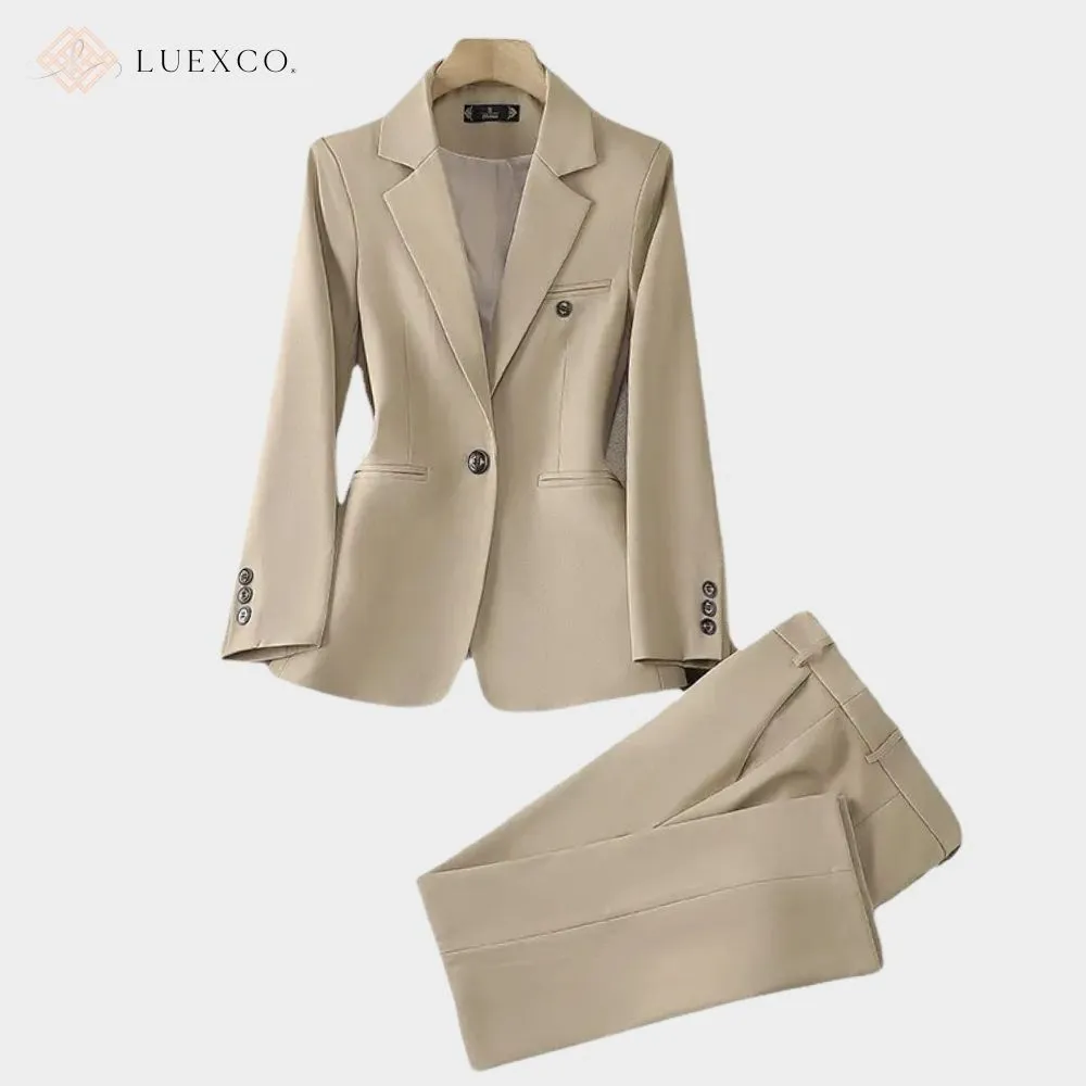 Luexco Women's Formal Suit Set Pants and Jacket