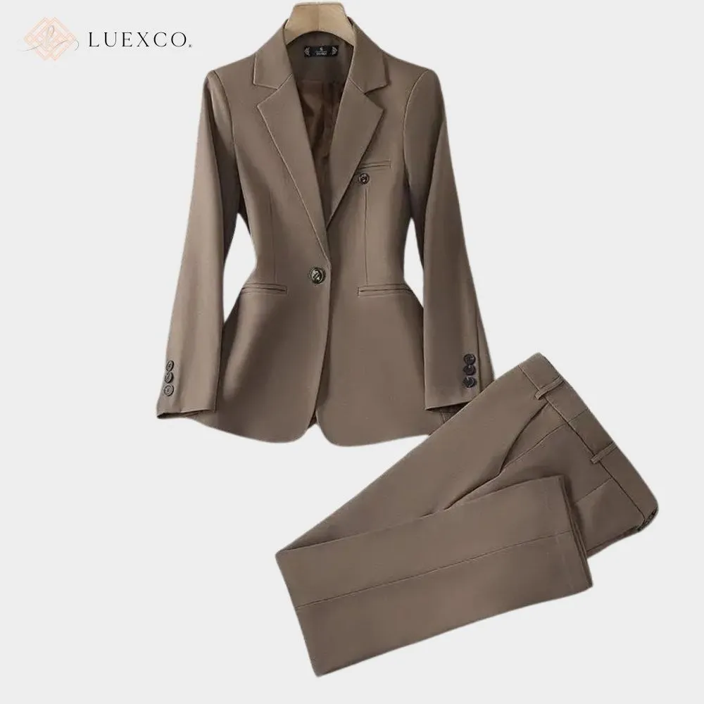 Luexco Women's Formal Suit Set Pants and Jacket