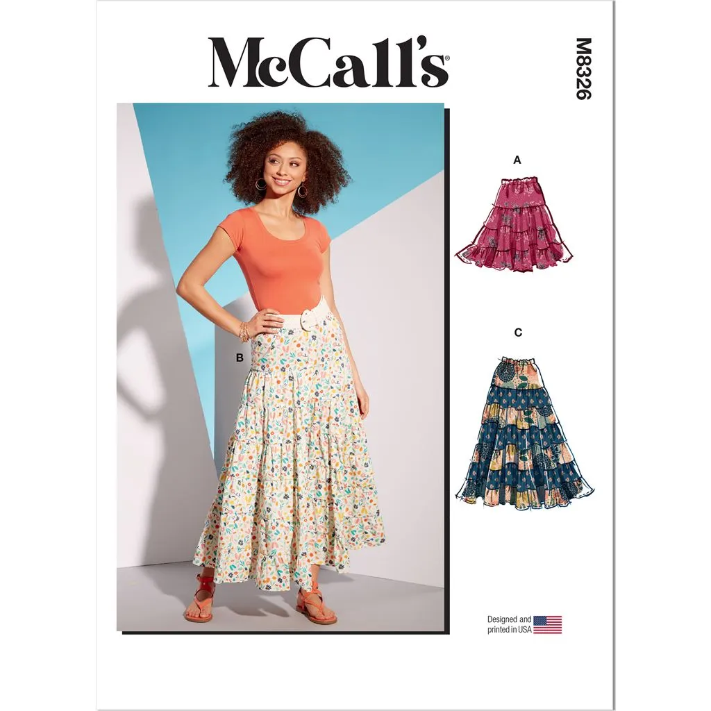 McCall's Pattern M8326 Misses' Skirts