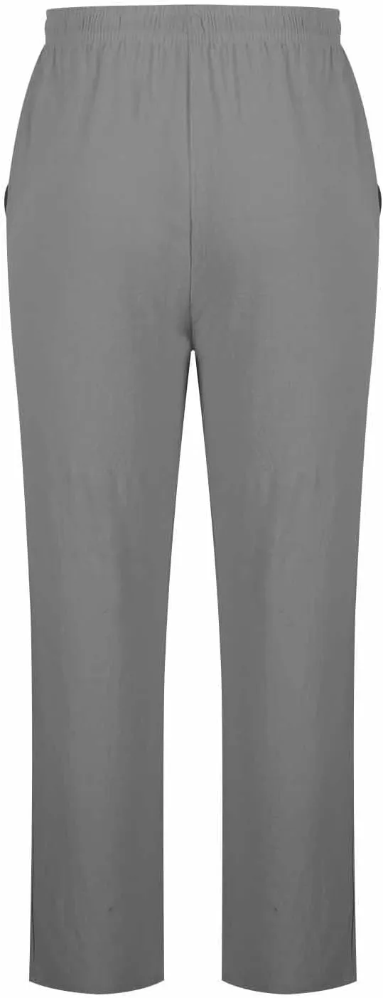Mens Cotton Linen Joggers Sweatpants Casual Drawstring Elastic Waist Pant Baggy Quick Drying Workout Straight Trouser