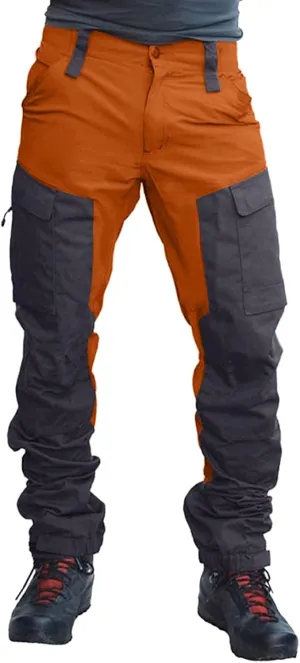 Mens Overalls Two Color Splicing Casual Pants Men's Sweatpants