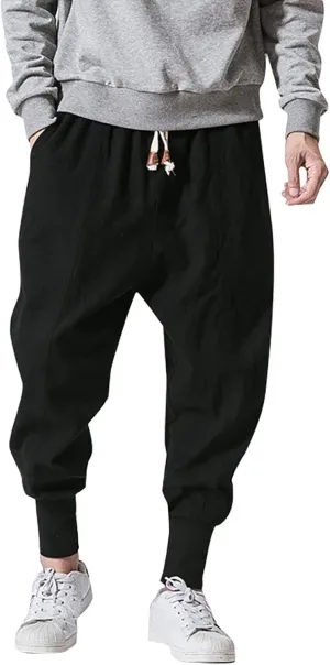 Mens Sweatpants Pockets Rope Loose Sweatpant 2022 Outdoor Autumn Men's Cargo Casual Pants Plain Color Joggers Men's