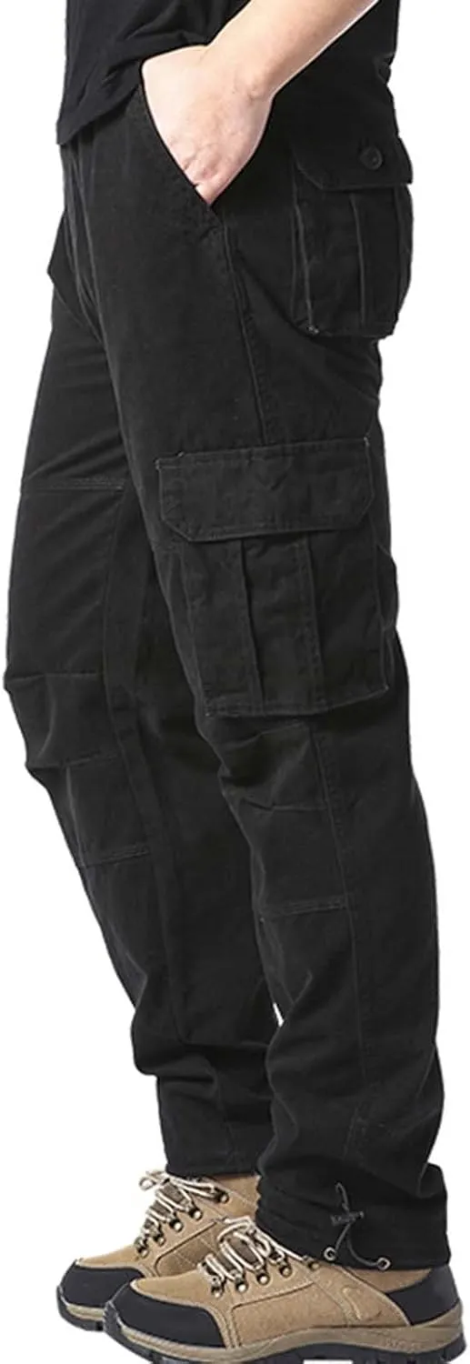 Mens Sweatpants with Pockets Big and Tall Running Gym Men's Casual Pants Drawstring Sweat Jogging Cargo Joggers Long