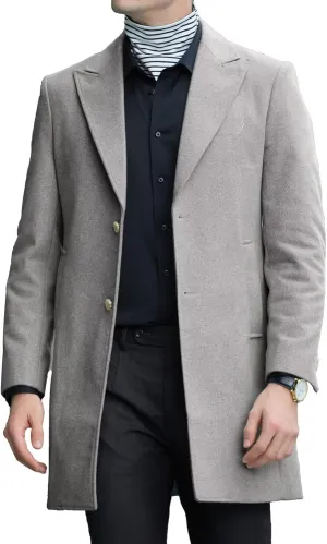 Mens Winter Jacket Trench Coats for Men Long Jackets Warm Peacoat Men's Double Breasted Overcoat