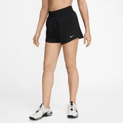 Nike 2 in 1 drifit short 3 inch dx6016-010 black