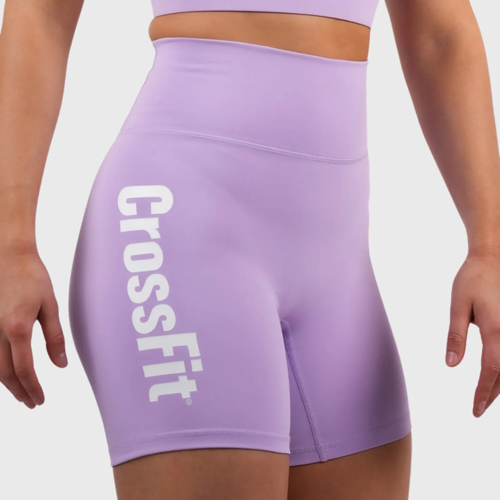 Northern Spirit - Cruiser Women's High Waisted Short 6-inch - ORCHID BLOOM