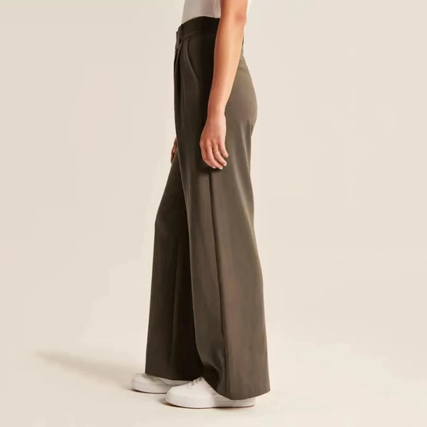 Pants for Women High Waisted Casual Wide Leg Palazzo Pants Dress Long Business Work Trousers Loose Plus Size Outfits