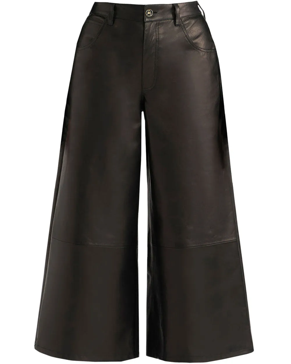 Pelle Artica Crop Leather Pant