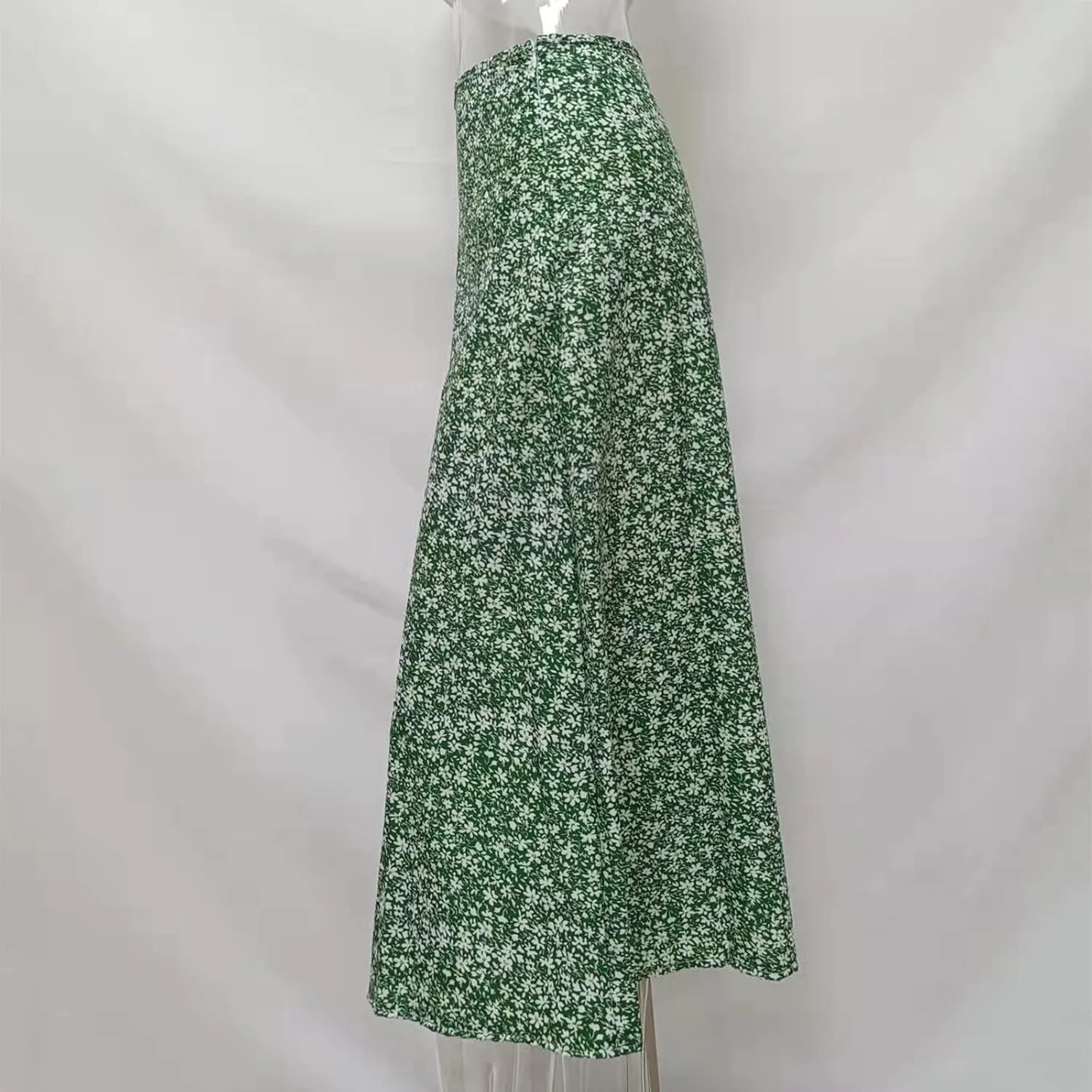 Pencil Skirt for Women Summer Trendy Boha Floral Print High Split High Elastic Waist Palazzo Long Skirts for Vacation