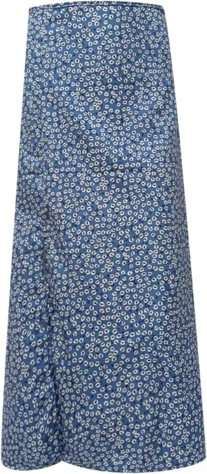 Pencil Skirt for Women Summer Trendy Boha Floral Print High Split High Elastic Waist Palazzo Long Skirts for Vacation