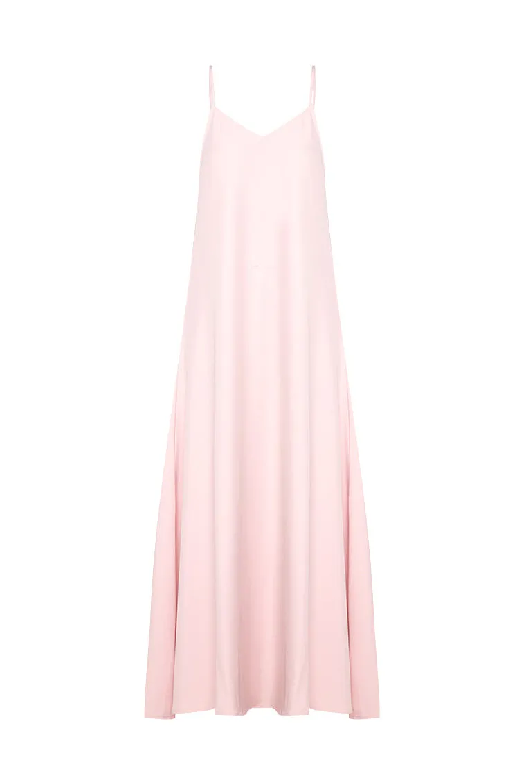 Powder Pink Maxi Dress
