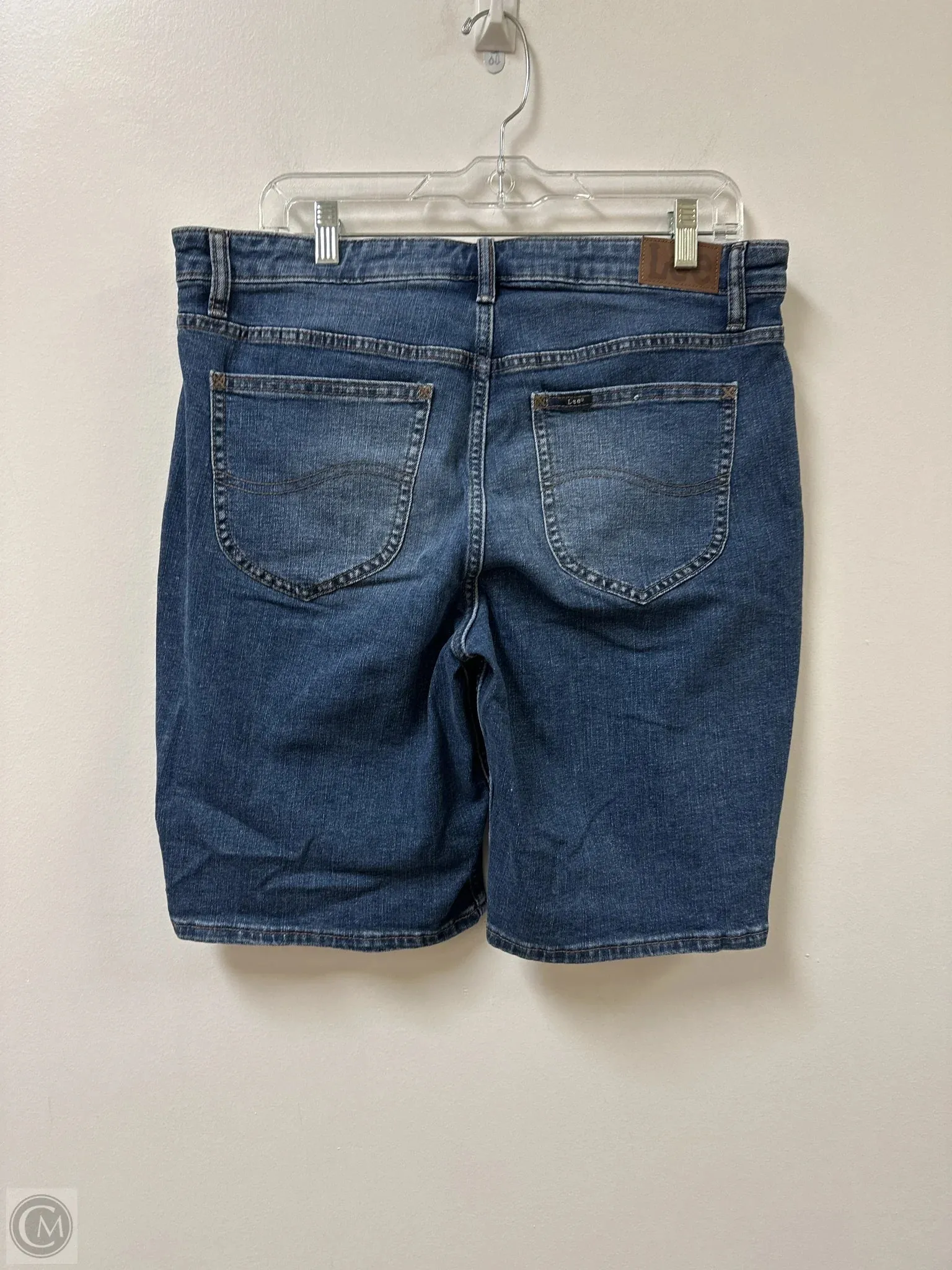 Shorts By Lee In Blue Denim, Size: 14