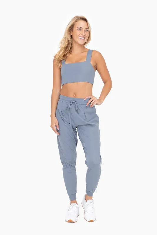 Solid Pleated Front Joggers. **This item has free shipping.**