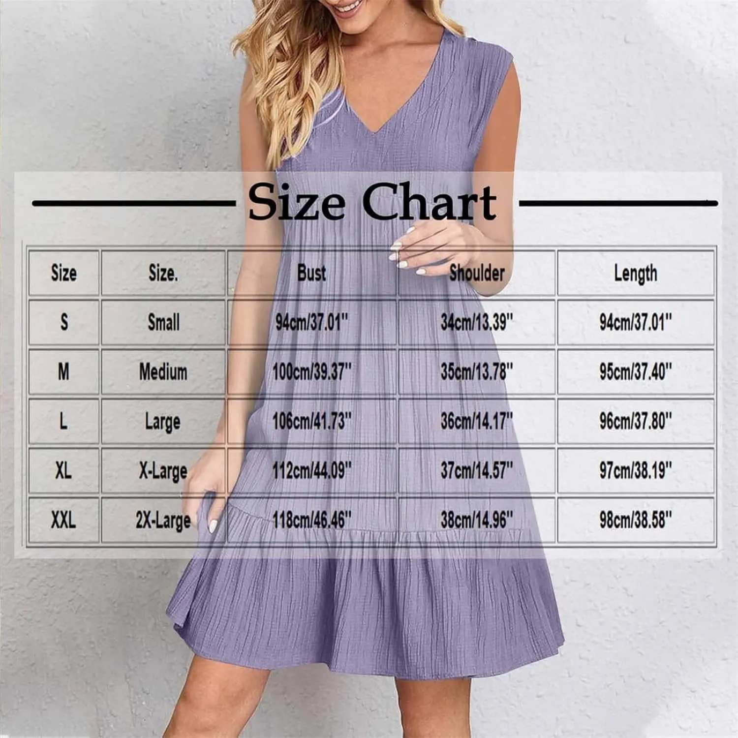 Summer Dresses for Women Sleeveless V Neck Fashion Casual Flowy Boho Casual Shift Dress A Line Knee