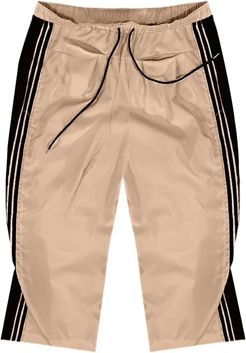 Trendy High Waist Wide Leg Trousers, 2025 New Straight Fit Elastic Waist Casual Pants