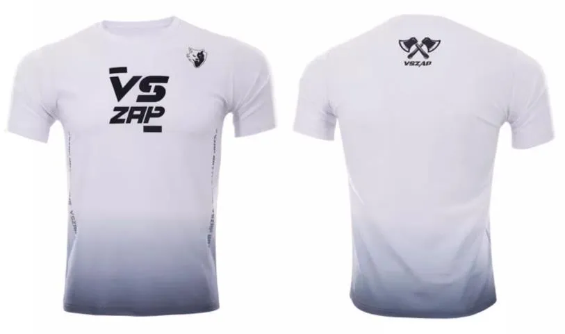 Vszap VT088 MMA Dry Tech T-Shirt S-4XL White