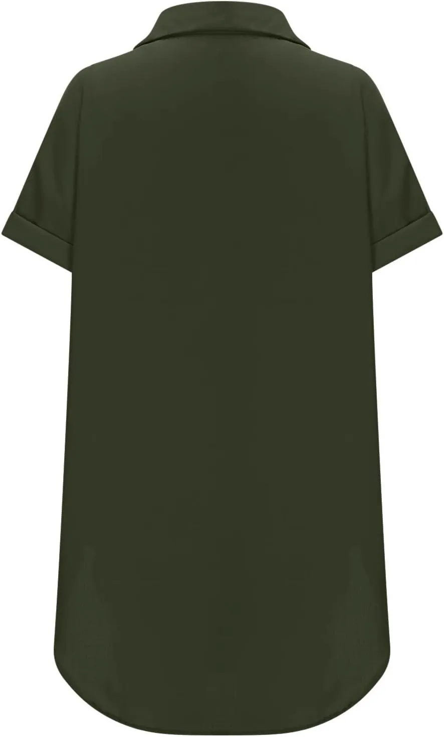 Womens Button Down Shirt Dress 2025 Summer Collared Short Sleeve Solid Color Mini Shift Dresses with Pocket