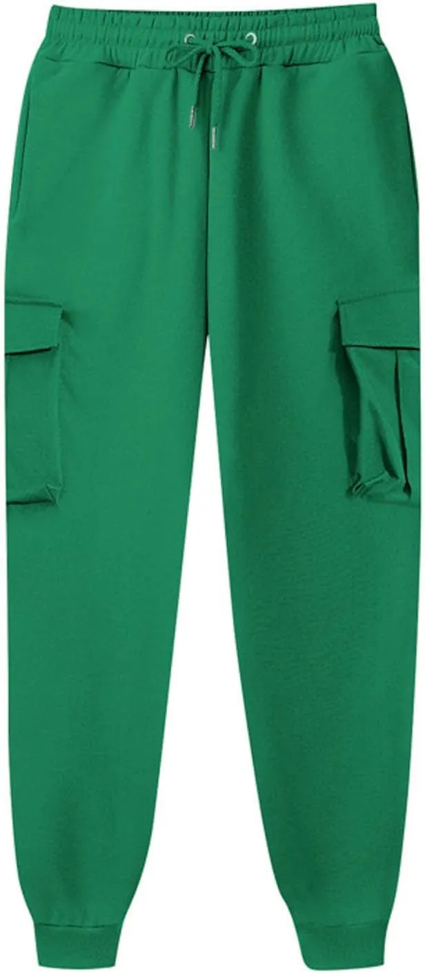 Women's Cinch Bottom Sweatpants High Waisted Athletic Joggers Casual Comfy Fall Sweatpants Women Baggy Lounge Pants