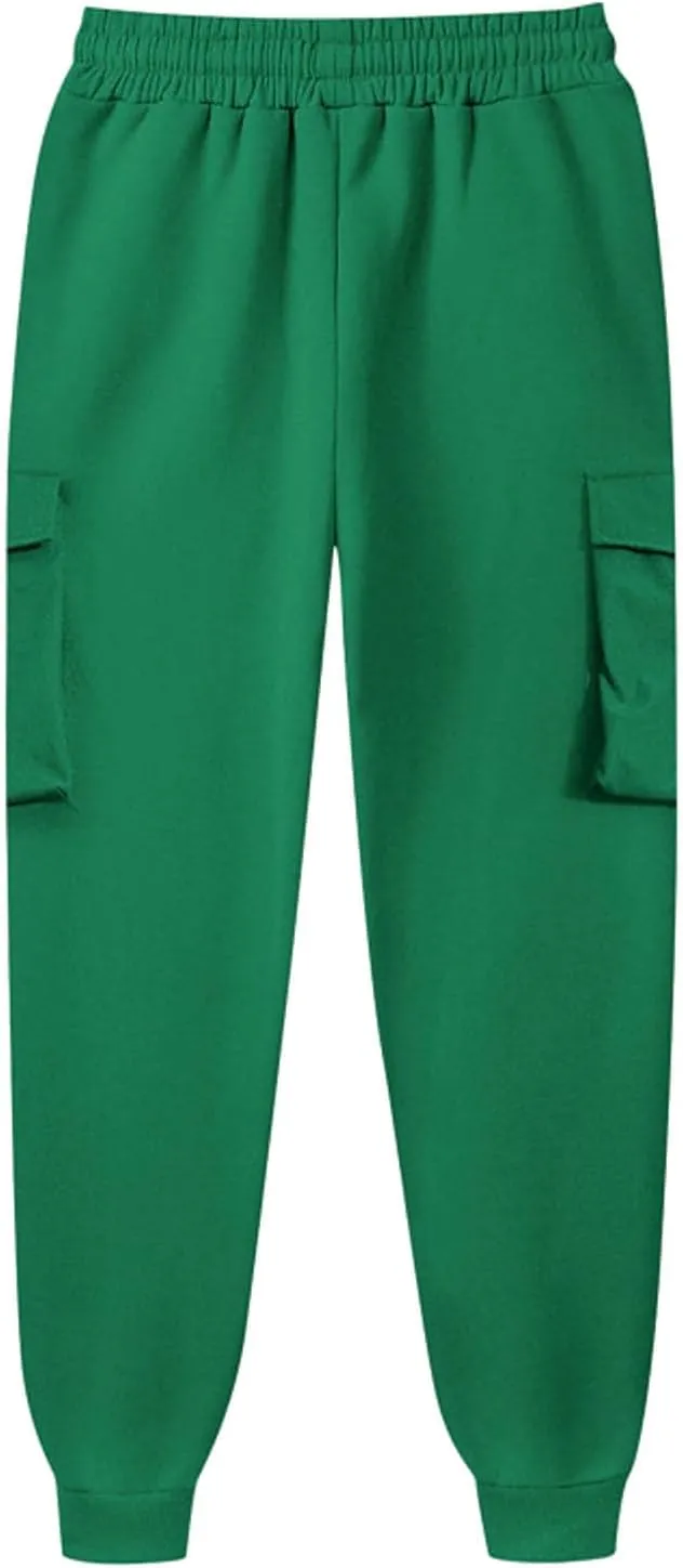 Women's Cinch Bottom Sweatpants High Waisted Athletic Joggers Casual Comfy Fall Sweatpants Women Baggy Lounge Pants