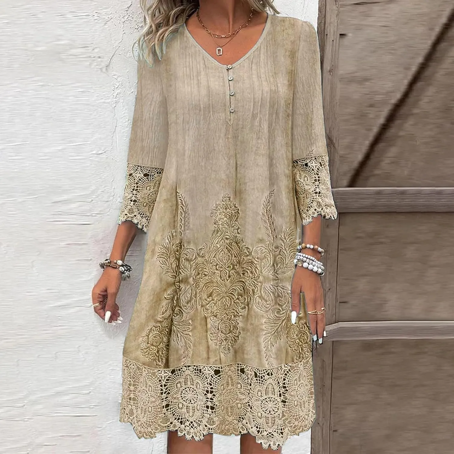 Womens Colorful Boho Floral Maxi Dress Casual Loose Summer Beach Vacation Flowy Dresses