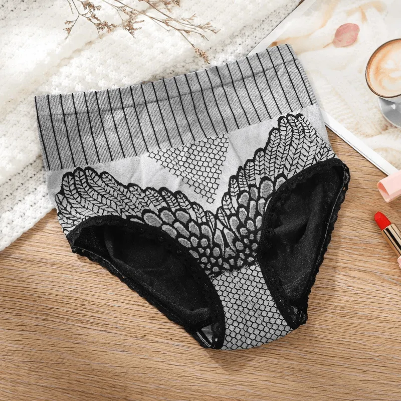 Women's Cotton High Waist Tummy Support Panties - LV389