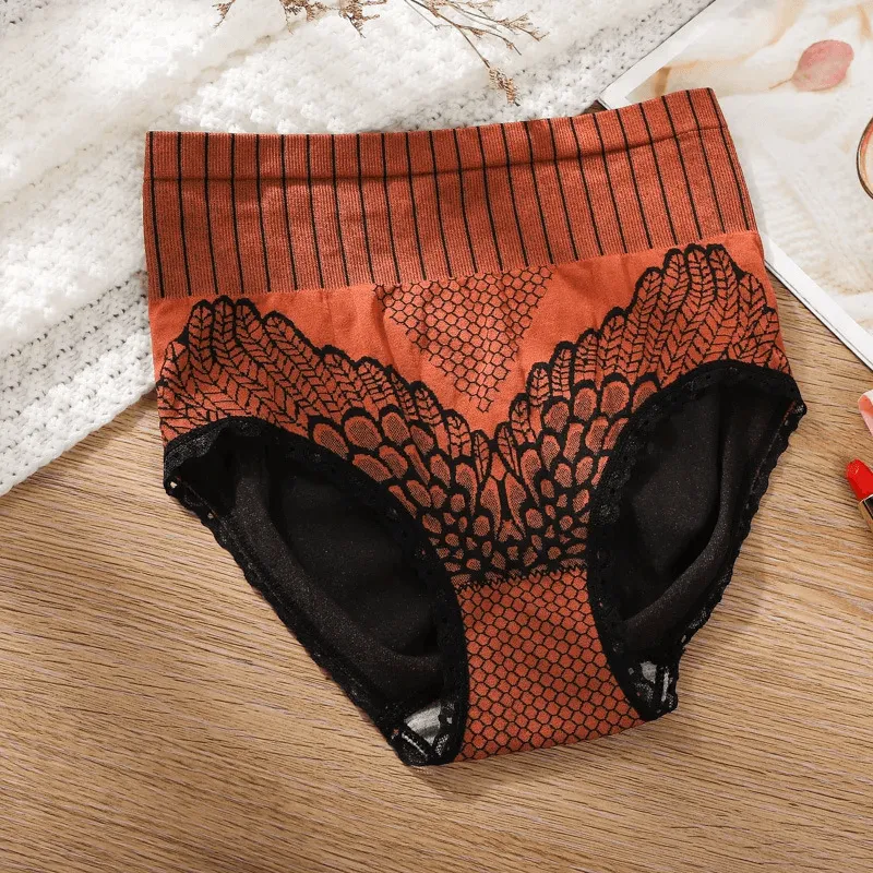 Women's Cotton High Waist Tummy Support Panties - LV389