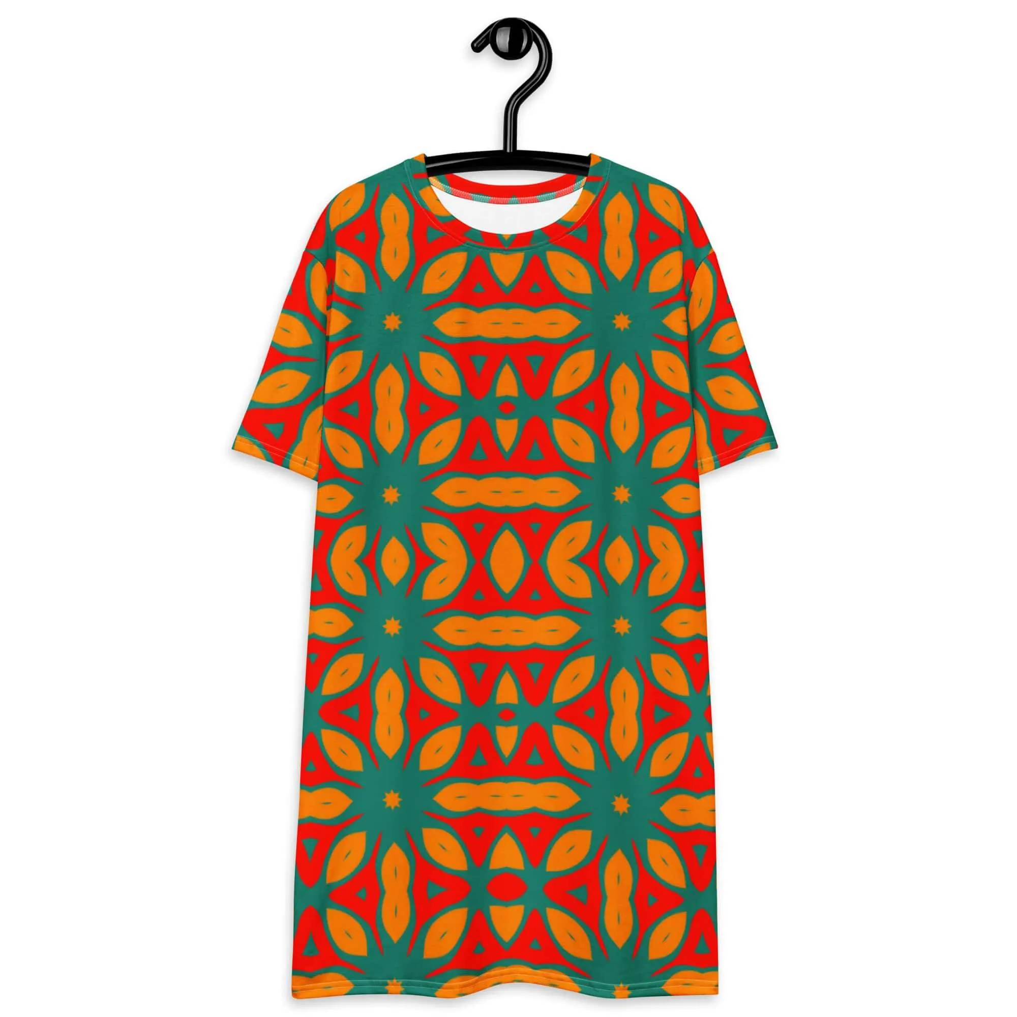 Women's Oversized T-shirt Dress Multicolor