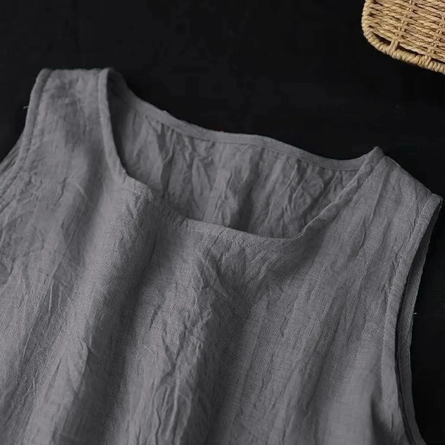 Women's Shift Tunic Summer Sundress Sleeveless Swimwear Coverups Beach Dress Tank Thin Bikini Cover Ups Tank Dresses