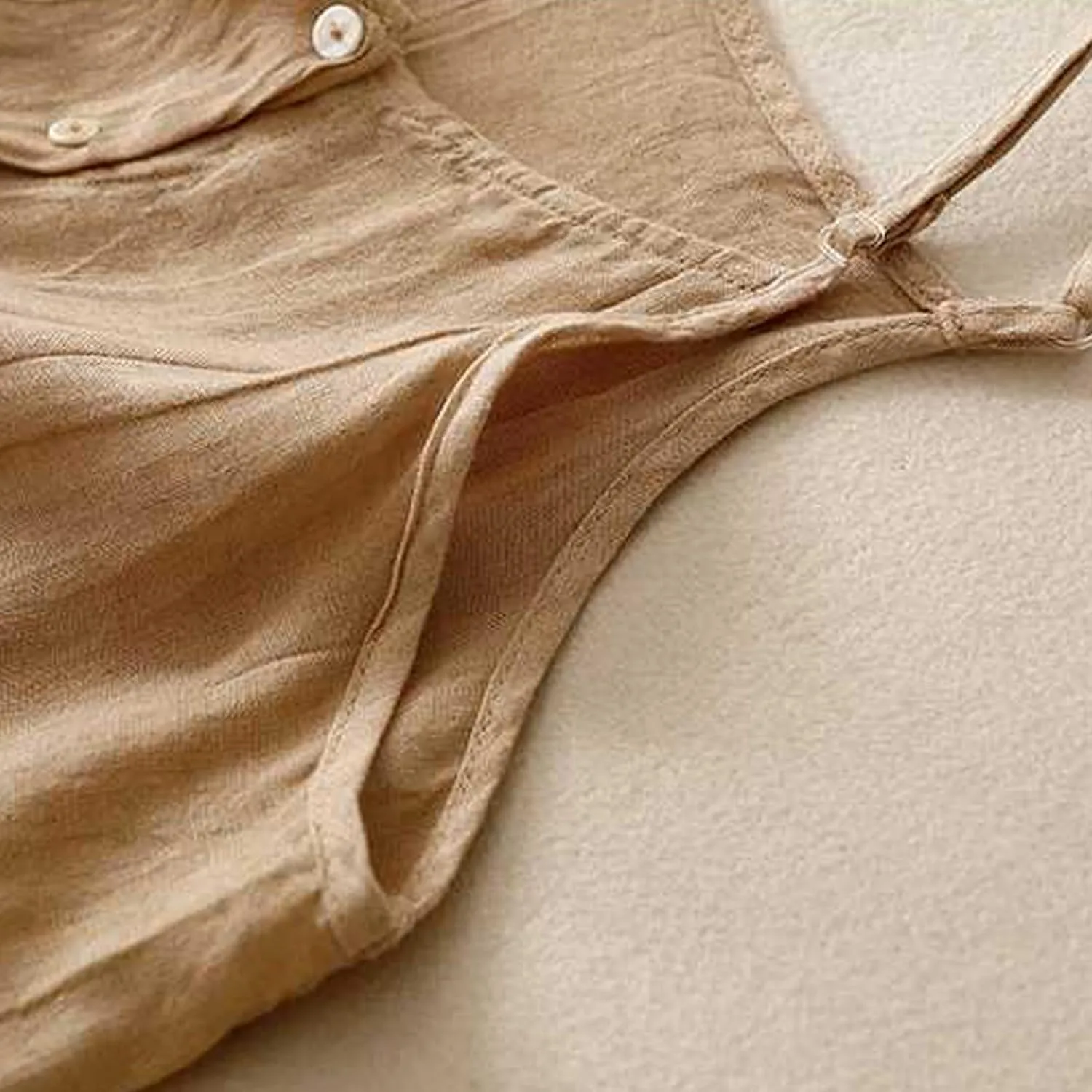 Women's Summer Cotton Linen Cami Dress Dressy Casual Plus Size Button Down Sun Dress Trendy Comfy Summer Lounge Outfits