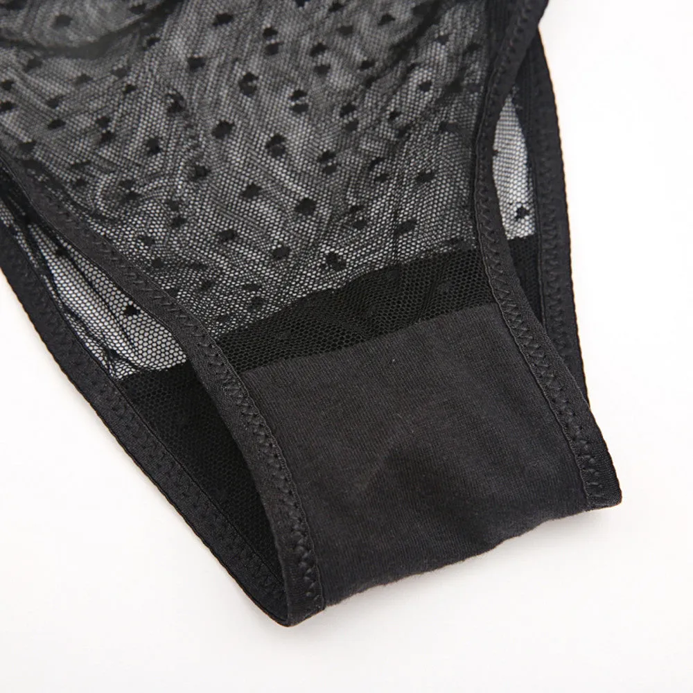 Women's Underwear | Black Translucent Panties