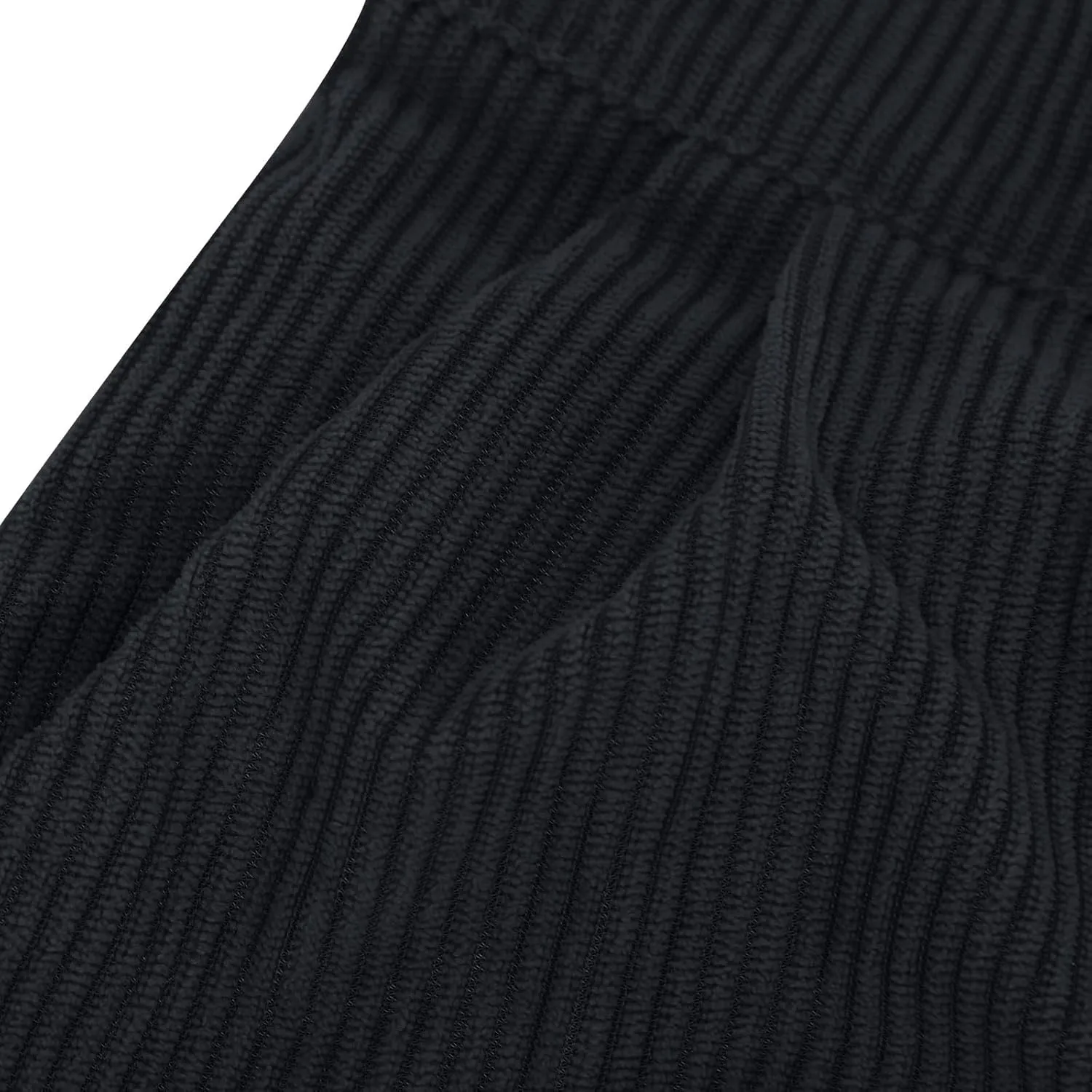 Women's Wide Leg Corduroy Pants Loose Straight Leg Pants High Waist Button Stretchy Trousers Lounge Pant with Pockets